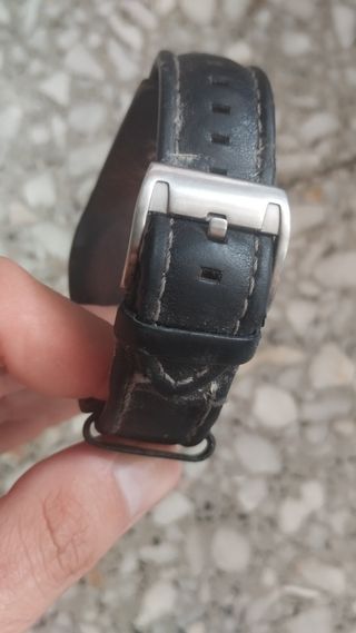 Reloj Fossil Hombre Plata y Negro