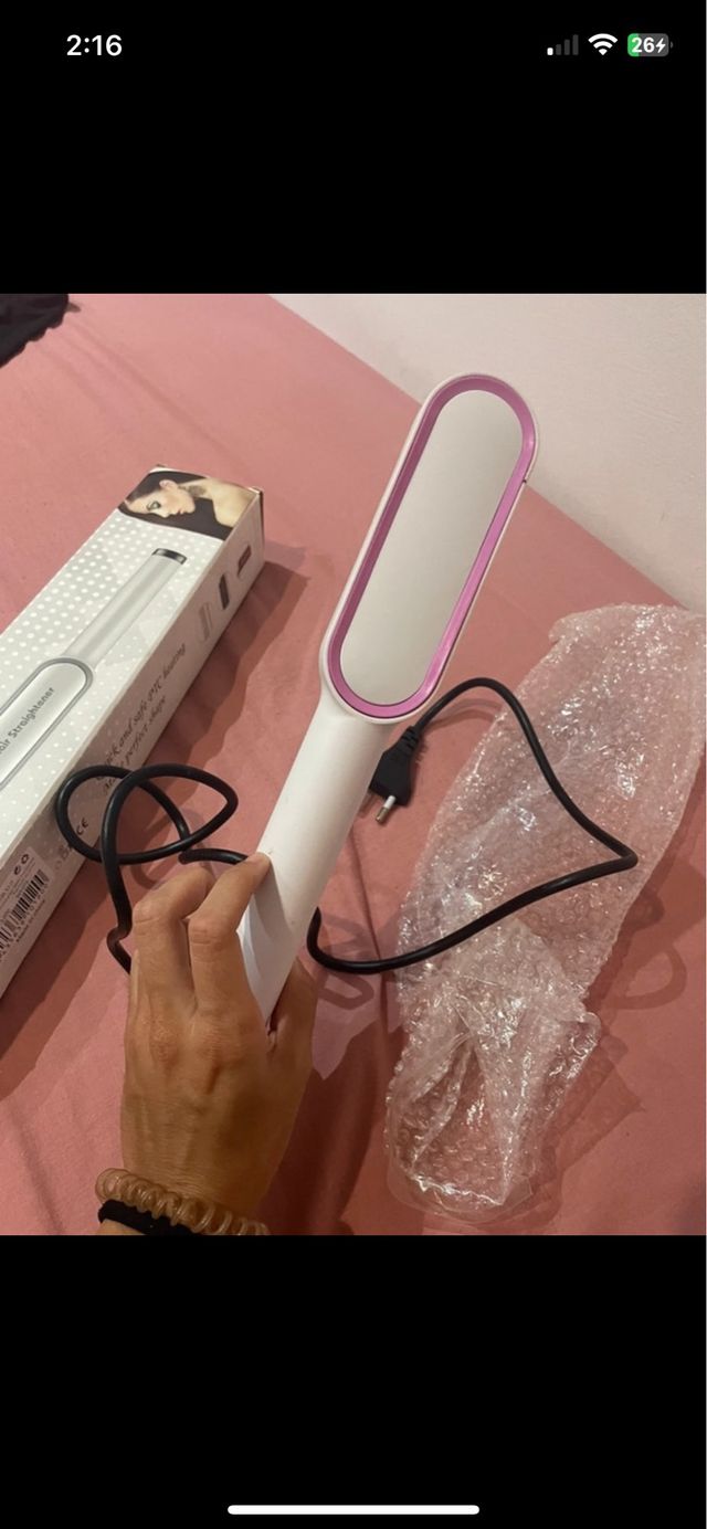 Secador Alisador Blanco