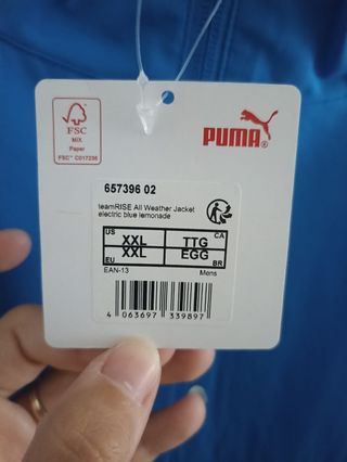 Cortavientos Puma Azul