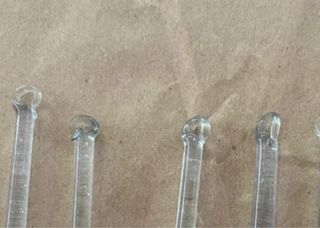 10 lágrimas de cristal azul