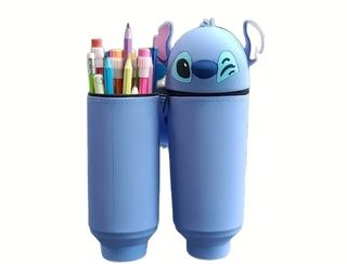 Estuche Escolar Stitch Azul