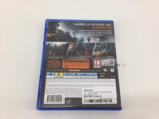 tom clancys the division ps4