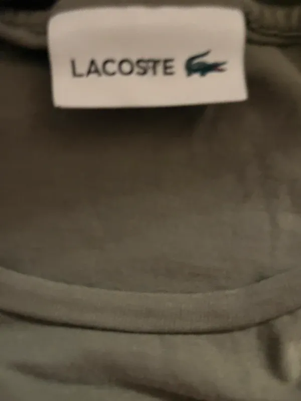 T-shirt Lacoste verde oliva