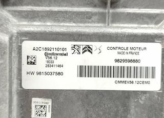 Centralita motor uce citroen 9829598880 c3 2237830