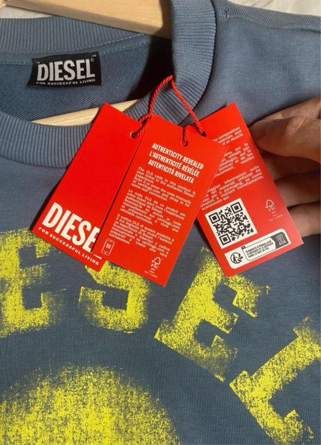 Sudadera DIESEL Original – Nueva con Etiquetas