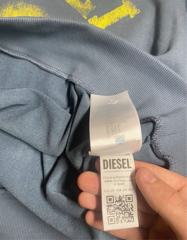 Sudadera DIESEL Original – Nueva con Etiquetas