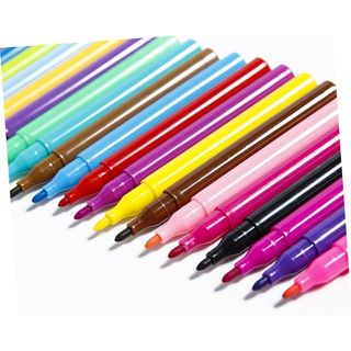 NESTINGHO 208 Piezas bolígrafos de color , AZUL, neón marcadores de acuarela para niños bolígrafos de gel