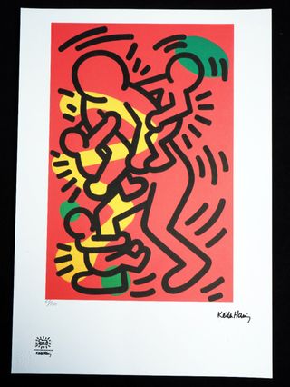 Litografía Keith Haring Edición Limitada Certifica
