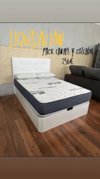 !Cama (canapé + colchón) !