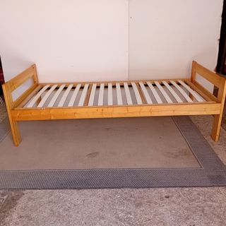 Cama individual madera 200x90