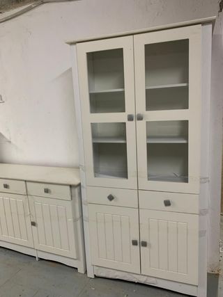 Muebles de salón blancos