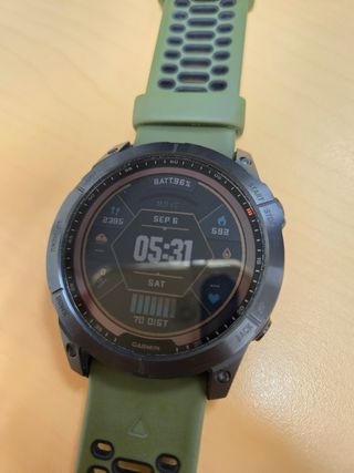 Garmin fenix 7x Solar Negro/Verde