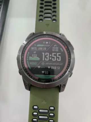 Garmin fenix 7x Solar Negro/Verde