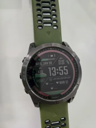 Garmin fenix 7x Solar Negro/Verde