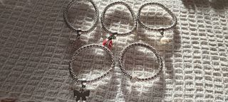 Lote Pulsera Multicolor con Cierre Plateado
