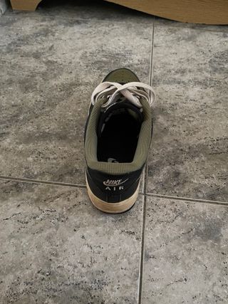 Zapatillas Nike Air Force 1 Negras y Verdes