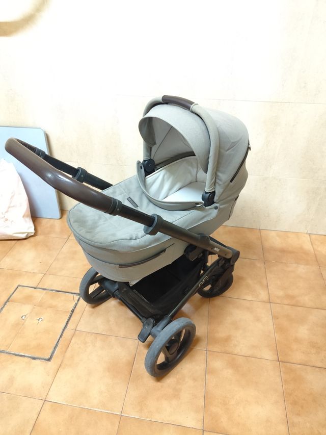Carro de bebé MUTSY gris Capazo+Sillita+B.viaje