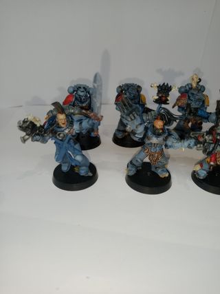 Escuadra de 10 lobos espaciales Warhammer 40k 