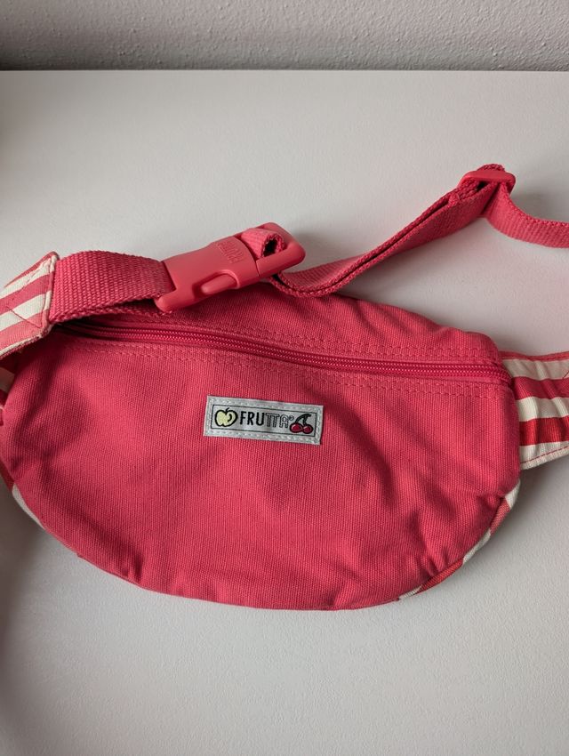 Marsupio Frutta Vintage Rosa e Bianco