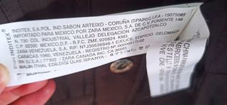 Chaqueta marrón con cremallera