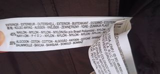 Chaqueta marrón con cremallera