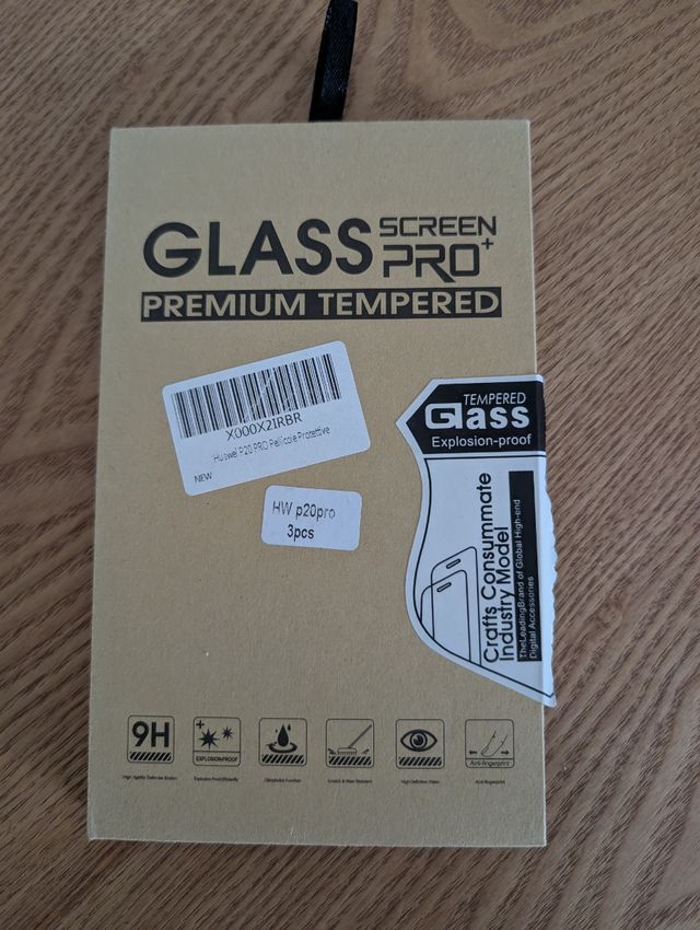 Vetro temperato Huawei P20 Pro - 3 pezzi