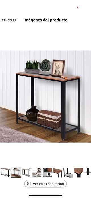 Mesa Industrial Madera y Metal