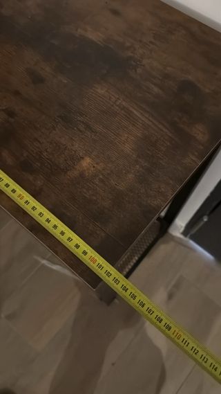 Mesa Industrial Madera y Metal