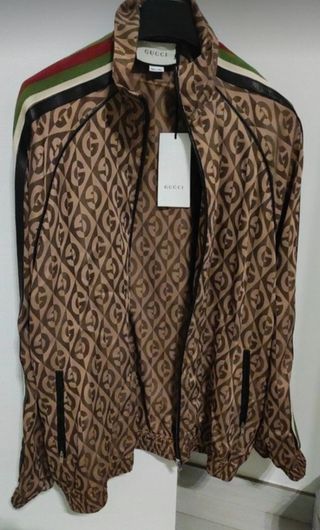 Giacca Gucci monogram marrone