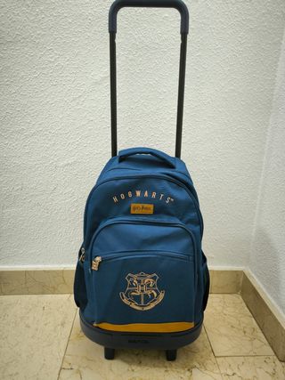 Mochila Ruedas Harry Potter Hogwarts Azul