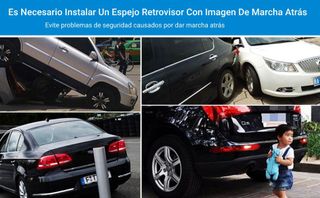 Retrovisor con pantalla y cámara