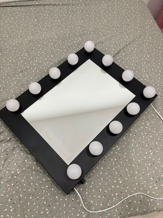 Espejo Hollywood con luces para maquillaje