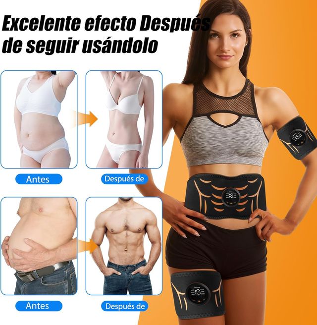 Electroestimulador Muscular 6 Modos 18 Niveles