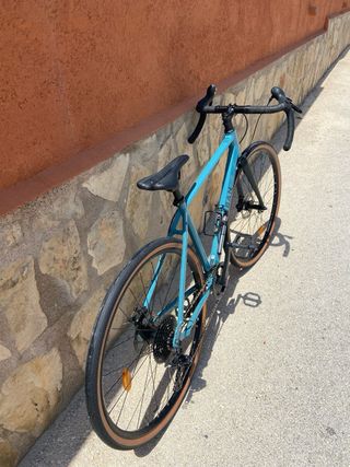 Bicicleta Gravel Azul
