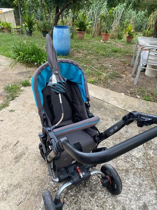 Carrito de bebé jane rider gris y azul