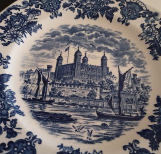 Plato Cerámica Enoch Wedgwood Torre Londres