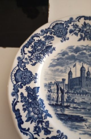 Plato Cerámica Enoch Wedgwood Torre Londres
