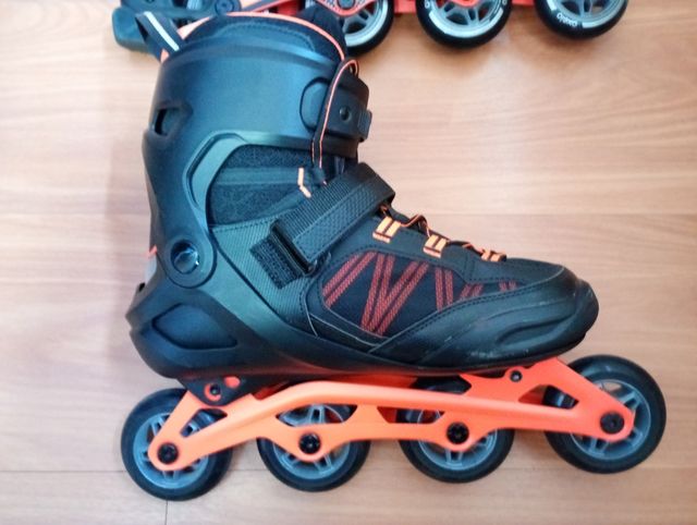 Patines Oxelo T44 Negro/Naranja