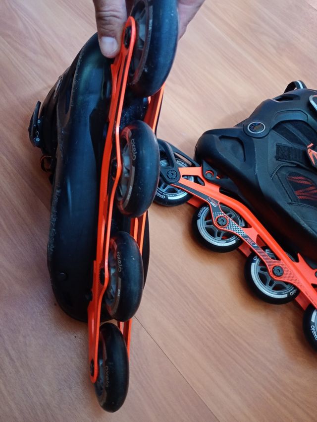 Patines Oxelo T44 Negro/Naranja