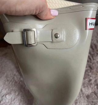 Botas de agua Hunter beige