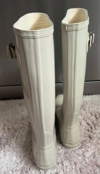 Botas de agua Hunter beige