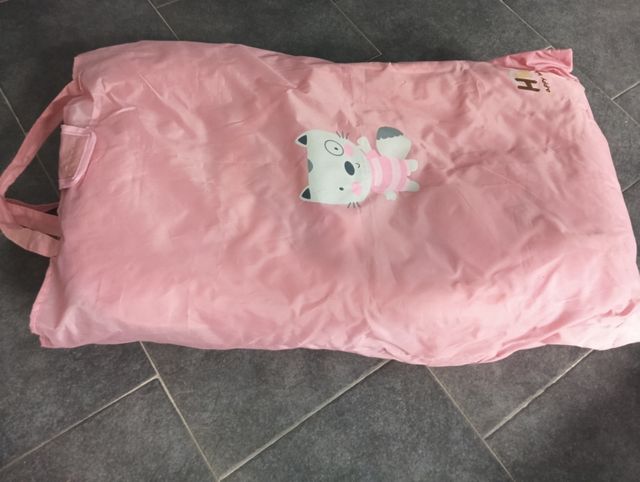 Mecedora bebé rosa con bolsa