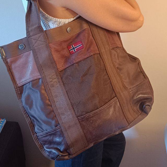 Bolso de Hombro Napapijri Marrón