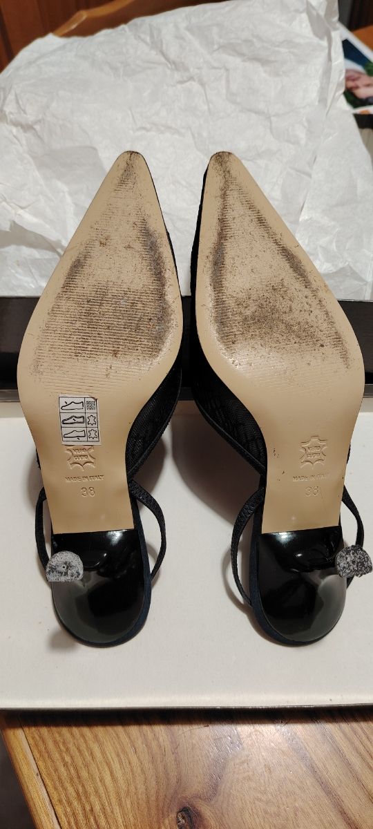 Scarpe eleganti Augusto Bellini Tg 38 con scatola.