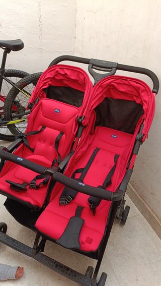 Carrito Gemelar Rojo