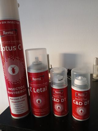 Lote 4 Insecticidas Remi Lotus C, Z Letal, C&D DT