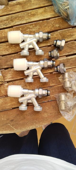 3 Grifos Radiador NT M 18 Baxi