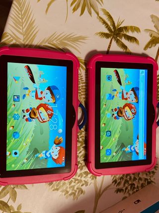 Tablet Infantil Rosa con Funda Protectora