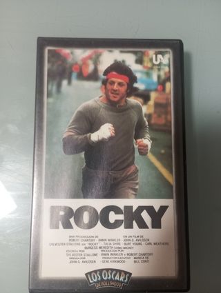 Película VHS Rocky de 1984