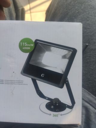 Foco LED Exterior 115lm/W 4000K Negro